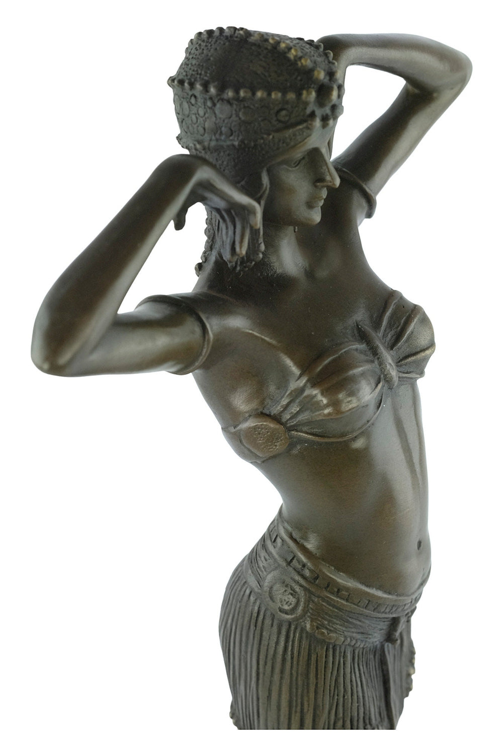 Bronze Dancer Statue Art Deco Scarab Dancer Female Figurine Bronze Sculpture Chiparus Sculpture Egyptian Dancer Bronze Female Sculpture Art
