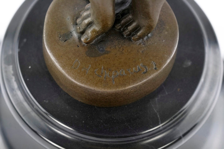 Bronze Dancer Statue Art Deco Scarab Dancer Female Figurine Bronze Sculpture Chiparus Sculpture Egyptian Dancer Bronze Female Sculpture Art