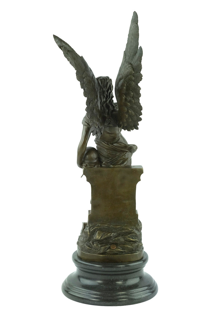 Large Bronze Minerva Sculpture Roman Goddess of Wisdom Figurine Bronze Minerva Statue Roman Mythology Sculpture Athena with Sword and Helmet