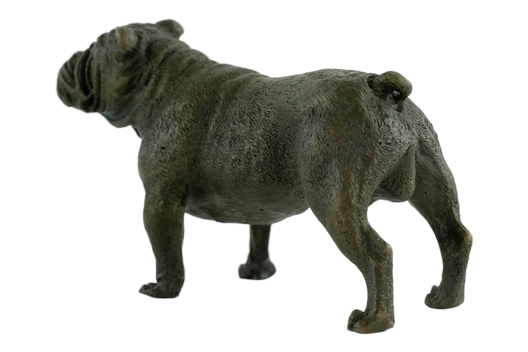 Bronze English Bulldog Sculpture Bergman Bronzes Standing English Bulldog Statue Animal Art Figurine Dog Lovers Gift Dog Decoration Dog Art