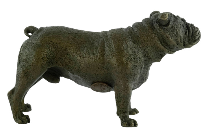 Bronze English Bulldog Sculpture Bergman Bronzes Standing English Bulldog Statue Animal Art Figurine Dog Lovers Gift Dog Decoration Dog Art