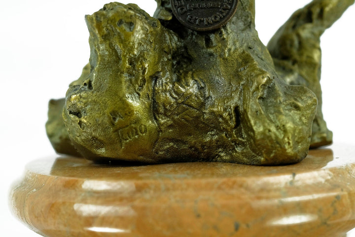 Bronze Eagle Statue Animal Art Figurine Bronze Eagle with Wings Spread Sculpture American Eagle Statue Eagle Gift Flying Eagle Statue Art