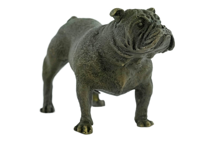 Bronze English Bulldog Sculpture Bergman Bronzes Standing English Bulldog Statue Animal Art Figurine Dog Lovers Gift Dog Decoration Dog Art