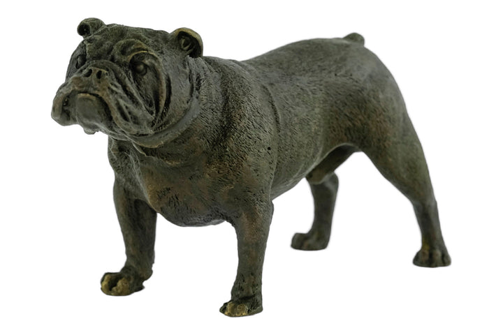 Bronze English Bulldog Sculpture Bergman Bronzes Standing English Bulldog Statue Animal Art Figurine Dog Lovers Gift Dog Decoration Dog Art