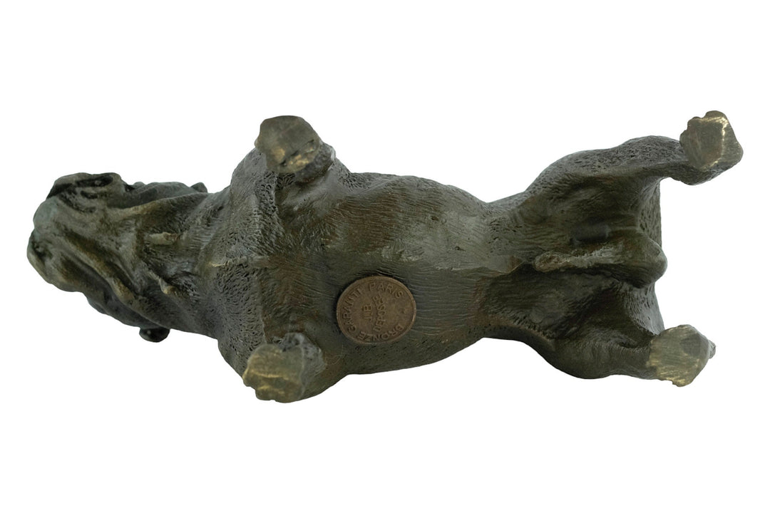 Bronze English Bulldog Sculpture Bergman Bronzes Standing English Bulldog Statue Animal Art Figurine Dog Lovers Gift Dog Decoration Dog Art