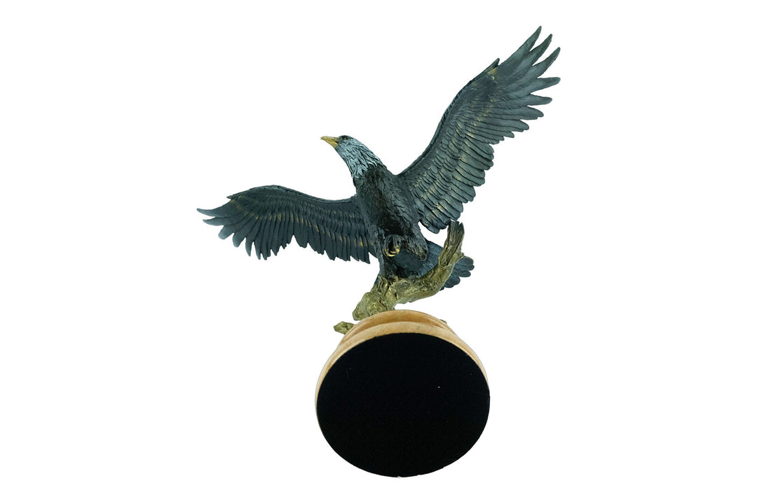 Bronze Eagle Statue Animal Art Figurine Bronze Eagle with Wings Spread Sculpture American Eagle Statue Eagle Gift Flying Eagle Statue Art