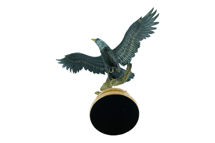 Bronze Eagle Statue Animal Art Figurine Bronze Eagle with Wings Spread Sculpture American Eagle Statue Eagle Gift Flying Eagle Statue Art