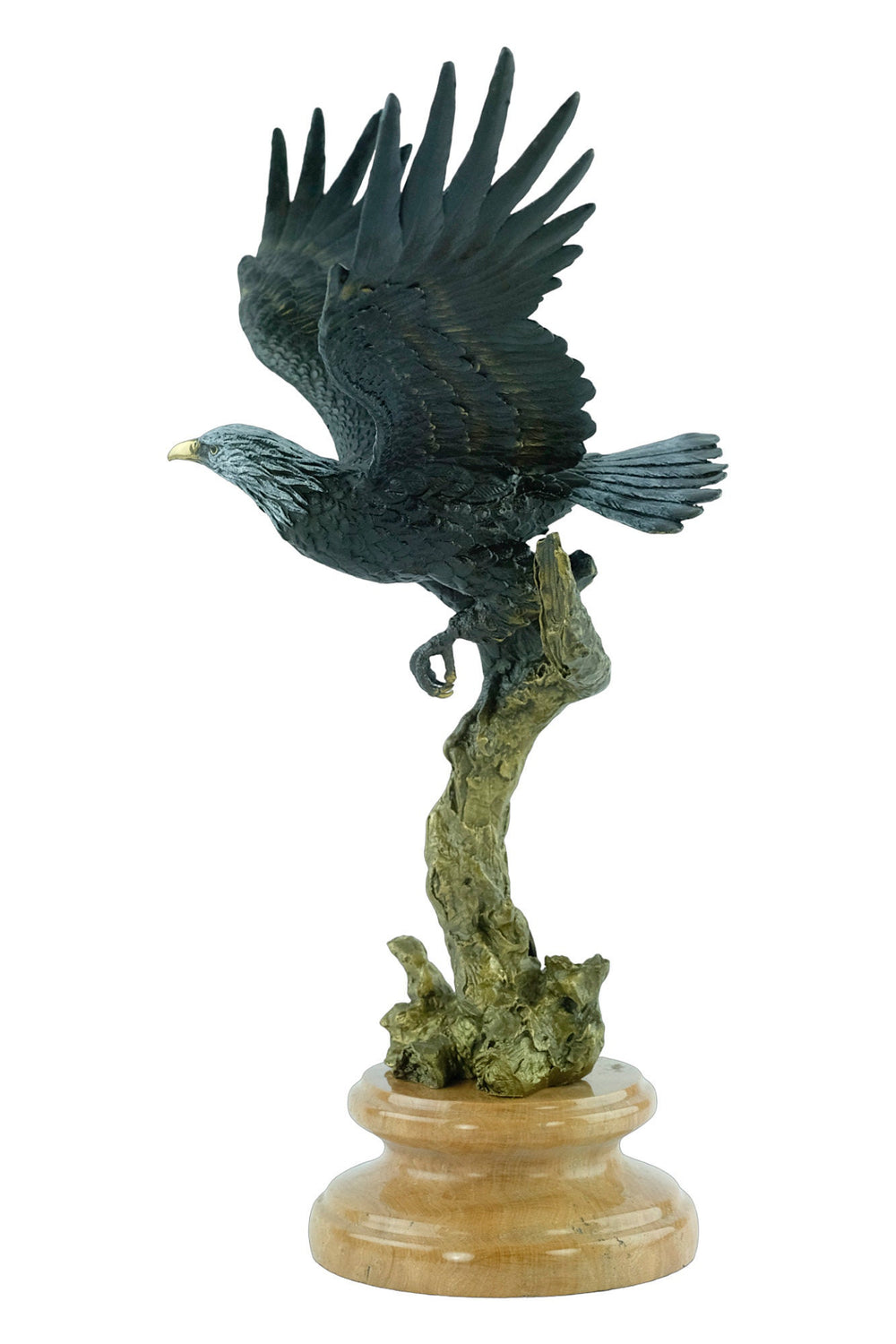 Bronze Eagle Statue Animal Art Figurine Bronze Eagle with Wings Spread Sculpture American Eagle Statue Eagle Gift Flying Eagle Statue Art