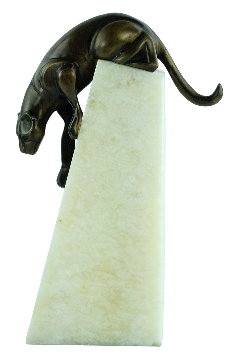 Bronze Panther Sculpture Art Deco Statue Jose Moriano Figurine Descending Panther Sculpture Bronze Panther Art Panther Decoration Art Gift