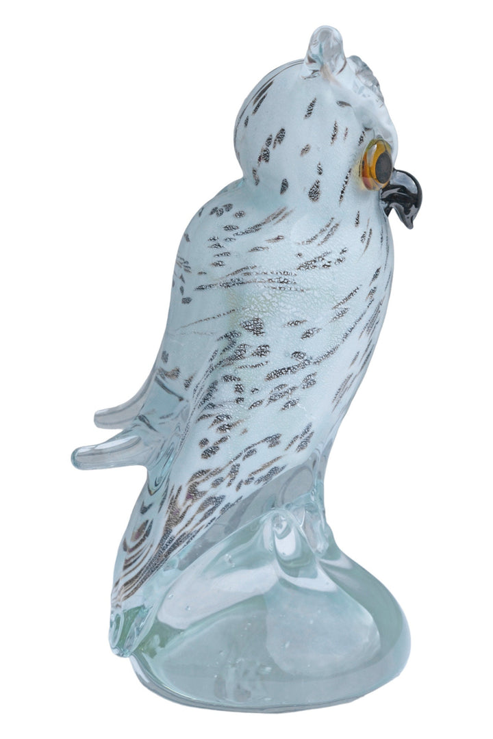 Glass Owl Figurine Long-Eared Owl Statue Italian Glass Art Owl Lovers Gift Owl Decoration Owl Art Murano Style Owl Sculpture Owl Gift Design