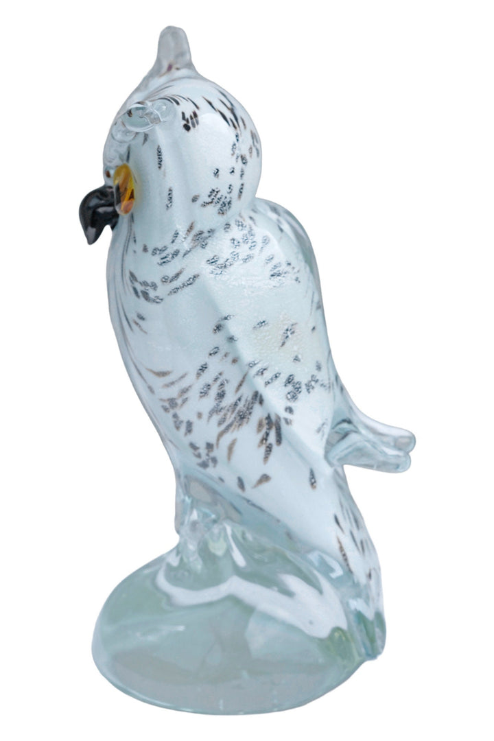 Glass Owl Figurine Long-Eared Owl Statue Italian Glass Art Owl Lovers Gift Owl Decoration Owl Art Murano Style Owl Sculpture Owl Gift Design