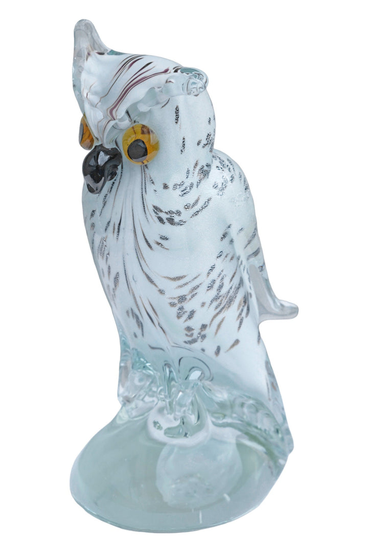 Glass Owl Figurine Long-Eared Owl Statue Italian Glass Art Owl Lovers Gift Owl Decoration Owl Art Murano Style Owl Sculpture Owl Gift Design