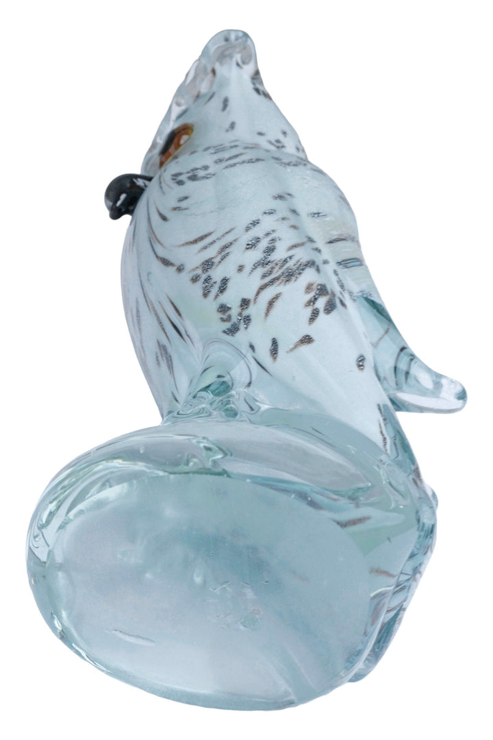 Glass Owl Figurine Long-Eared Owl Statue Italian Glass Art Owl Lovers Gift Owl Decoration Owl Art Murano Style Owl Sculpture Owl Gift Design