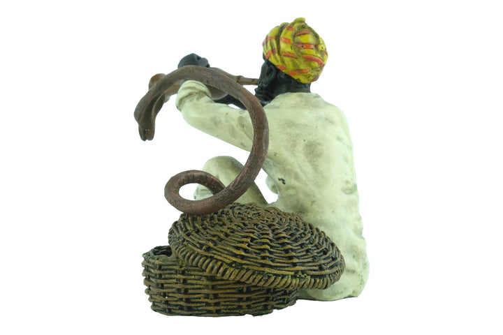 Vienna Bronze Snake Charmer Sculpture Franz Bergman Bronzes Snake Charmer Figurine Oriental Bronze Sculpture Cold Painted Figurine Snake Art