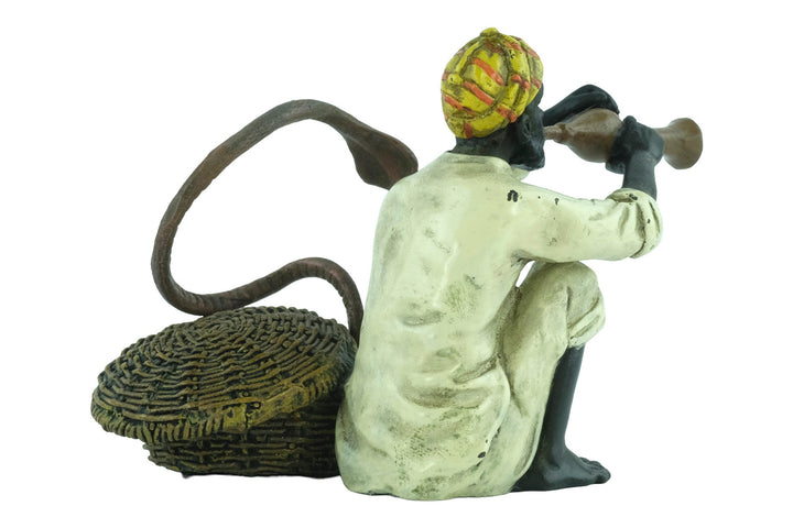 Vienna Bronze Snake Charmer Sculpture Franz Bergman Bronzes Snake Charmer Figurine Oriental Bronze Sculpture Cold Painted Figurine Snake Art