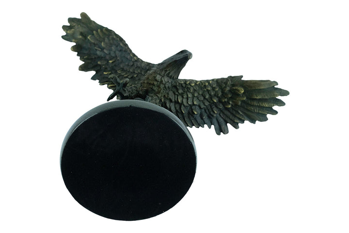 Bronze Eagle Statue Eagle with Wings Spread Sculpture in Bronze Hunting Decoration Wildlife Figurine Bald Eagle Sculpture Animal Art Statue
