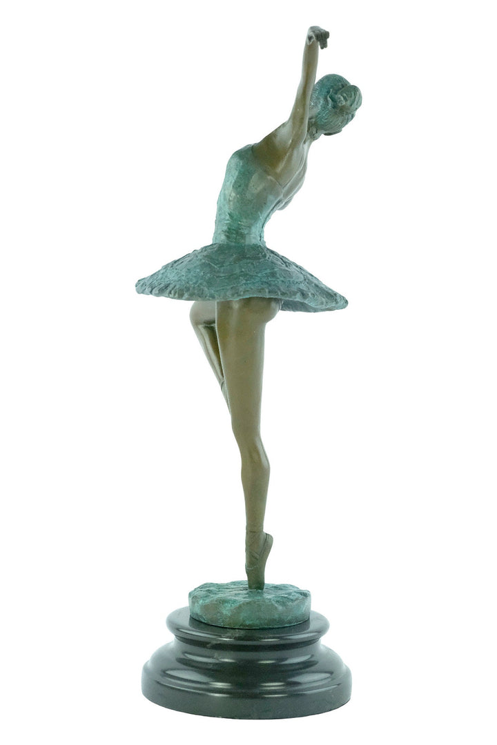 Bronze Ballerina Statue Contemporary Art Sculpture Bronze Ballet Dancer Sculpture Modern Art Figurine Dance Lovers Gift Milo Sculpture
