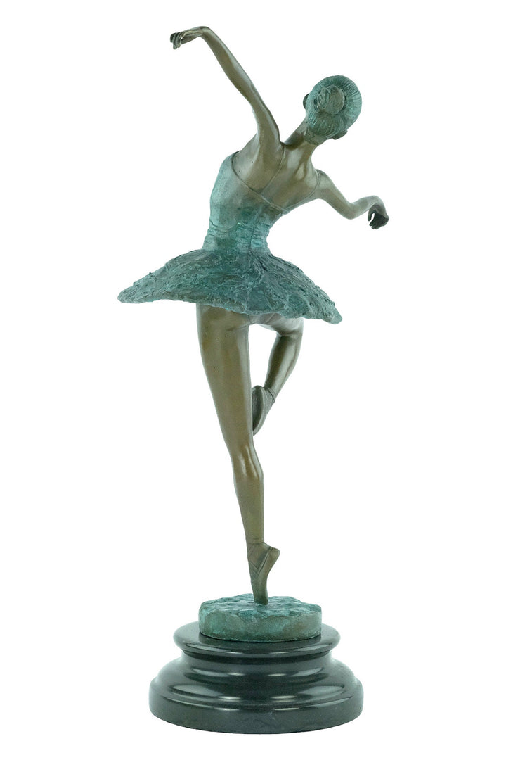 Bronze Ballerina Statue Contemporary Art Sculpture Bronze Ballet Dancer Sculpture Modern Art Figurine Dance Lovers Gift Milo Sculpture