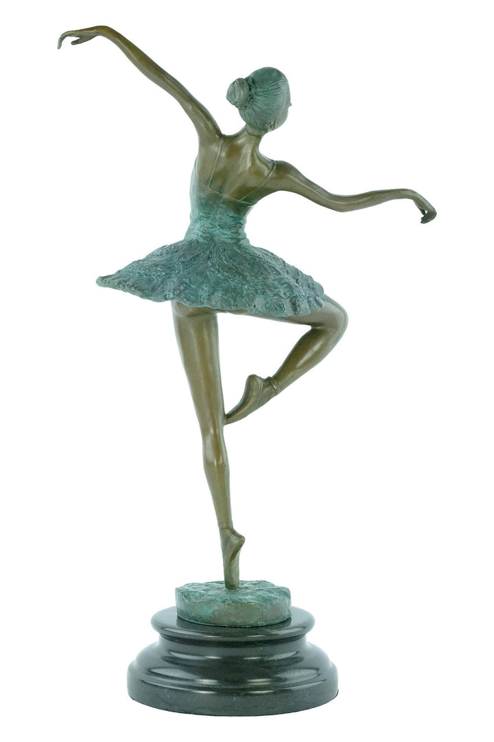 Bronze Ballerina Statue Contemporary Art Sculpture Bronze Ballet Dancer Sculpture Modern Art Figurine Dance Lovers Gift Milo Sculpture