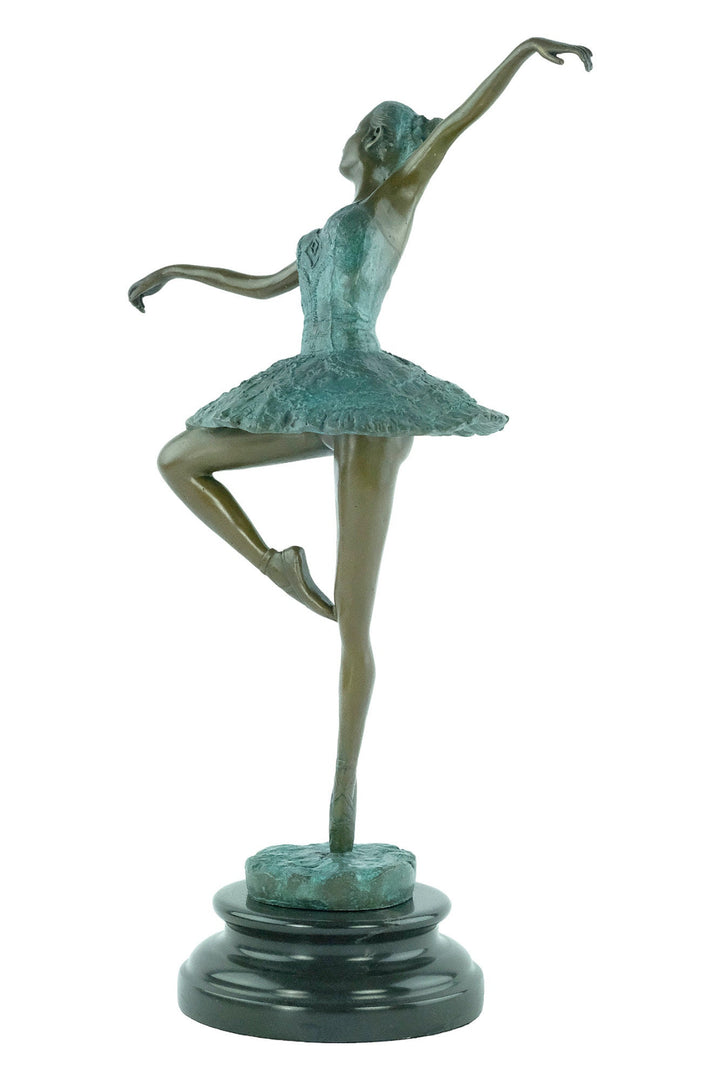 Bronze Ballerina Statue Contemporary Art Sculpture Bronze Ballet Dancer Sculpture Modern Art Figurine Dance Lovers Gift Milo Sculpture