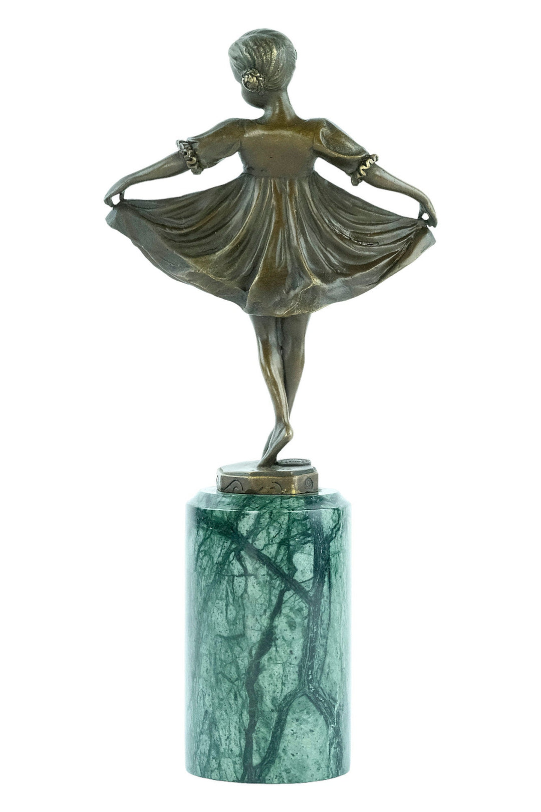 Bronze Ballerina Statue Little Ballet Dancer Figurine Bronze Art Deco Ballerina Sculpture Ferdinand Preiss Ballet Lovers Gift Ballerina Deco