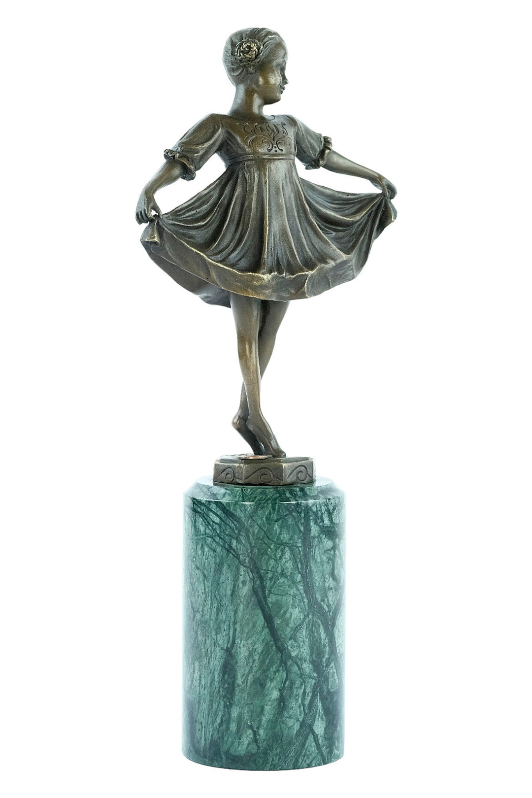 Bronze Ballerina Statue Little Ballet Dancer Figurine Bronze Art Deco Ballerina Sculpture Ferdinand Preiss Ballet Lovers Gift Ballerina Deco