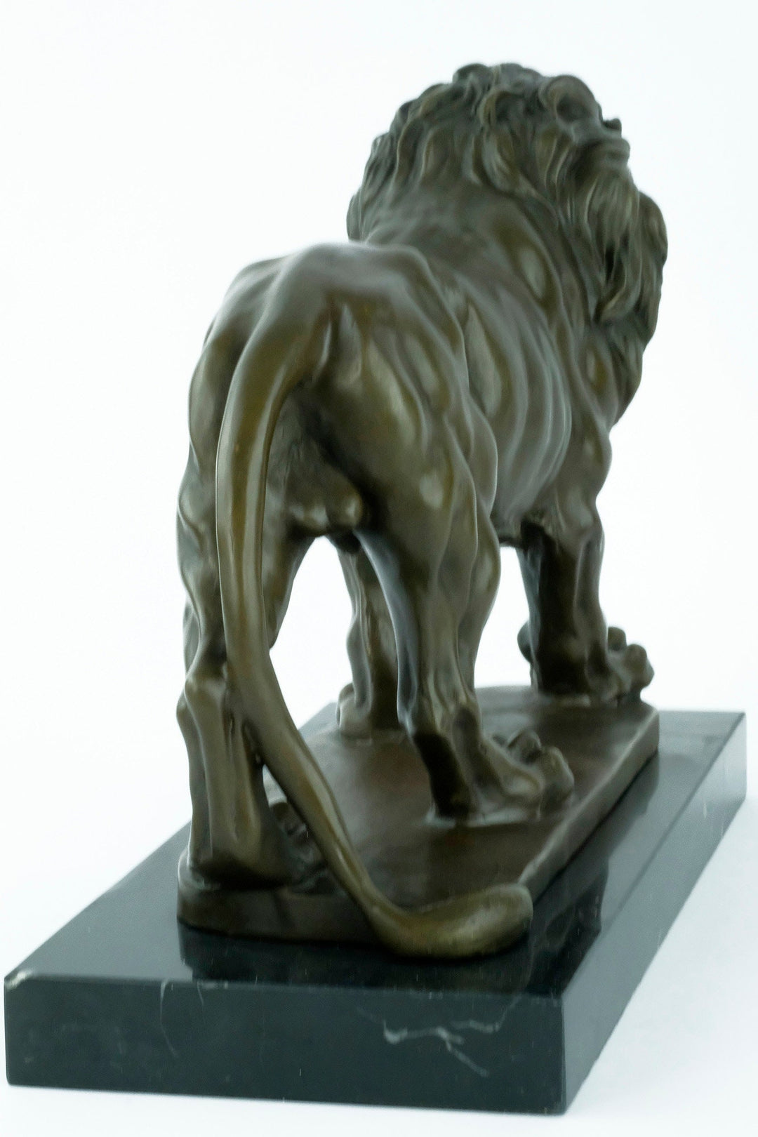 Bronze Lion Sculpture Wildlife Sculpture Majestic Lion Statue Giambologna Animal Art Figurine Lion Decoration Bronze Walking Lion Statue
