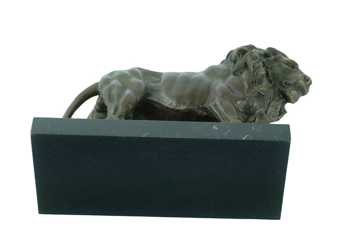 Bronze Lion Sculpture Wildlife Sculpture Majestic Lion Statue Giambologna Animal Art Figurine Lion Decoration Bronze Walking Lion Statue