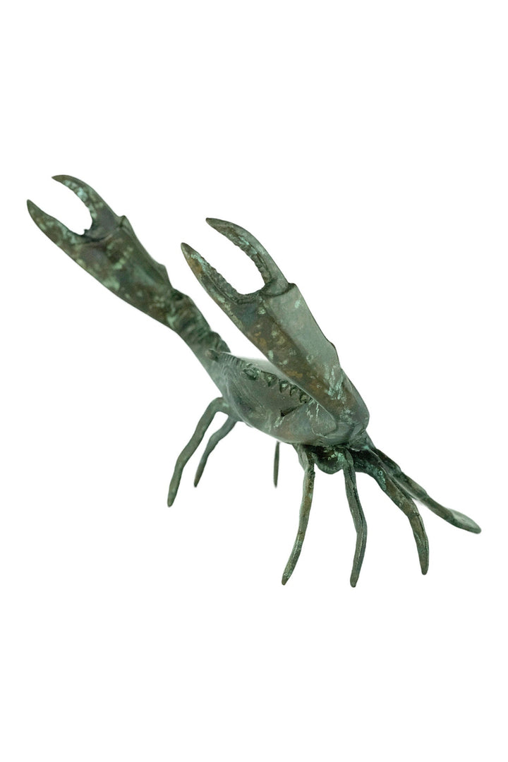 Bronze Crab Sculpture Animal Art Statue Nautical Decor Bronze Crab Statue Crab Lovers Gift Sealife Crab Decoration Bronze Animal Sculpture