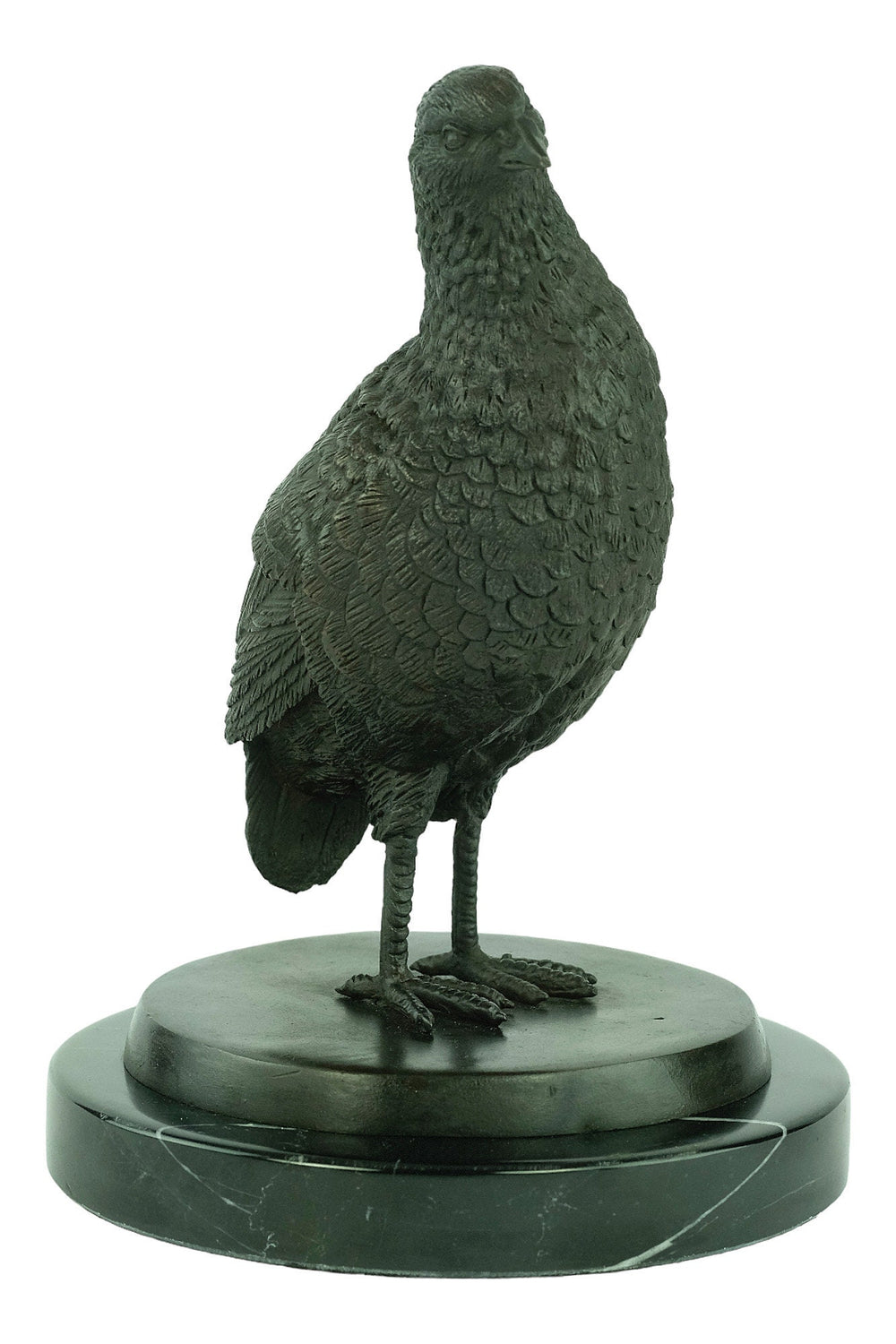 Bronze Partridge Sculpture Bird Statue Animal Art Figurine English Partridge Hunting Sculpture Hunting Decoration Bronze Pheasant Statue