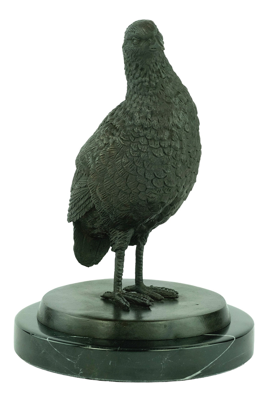 Bronze Partridge Sculpture Bird Statue Animal Art Figurine English Partridge Hunting Sculpture Hunting Decoration Bronze Pheasant Statue