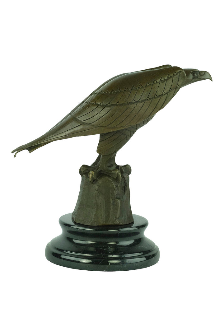 Bronze Eagle Sculpture in Art Deco Style Bronze Altorf Statue Animal Art Figurine Bronze Eagle Statue Eagle Lovers Gift Eagle Decoration Art