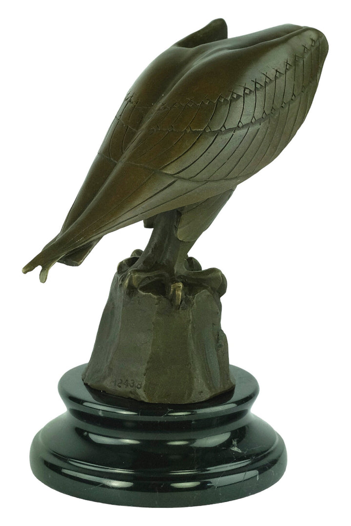 Bronze Eagle Sculpture in Art Deco Style Bronze Altorf Statue Animal Art Figurine Bronze Eagle Statue Eagle Lovers Gift Eagle Decoration Art