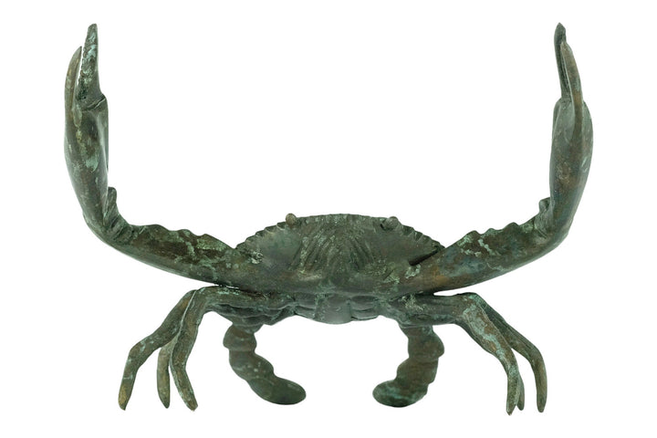 Bronze Crab Sculpture Animal Art Statue Nautical Decor Bronze Crab Statue Crab Lovers Gift Sealife Crab Decoration Bronze Animal Sculpture