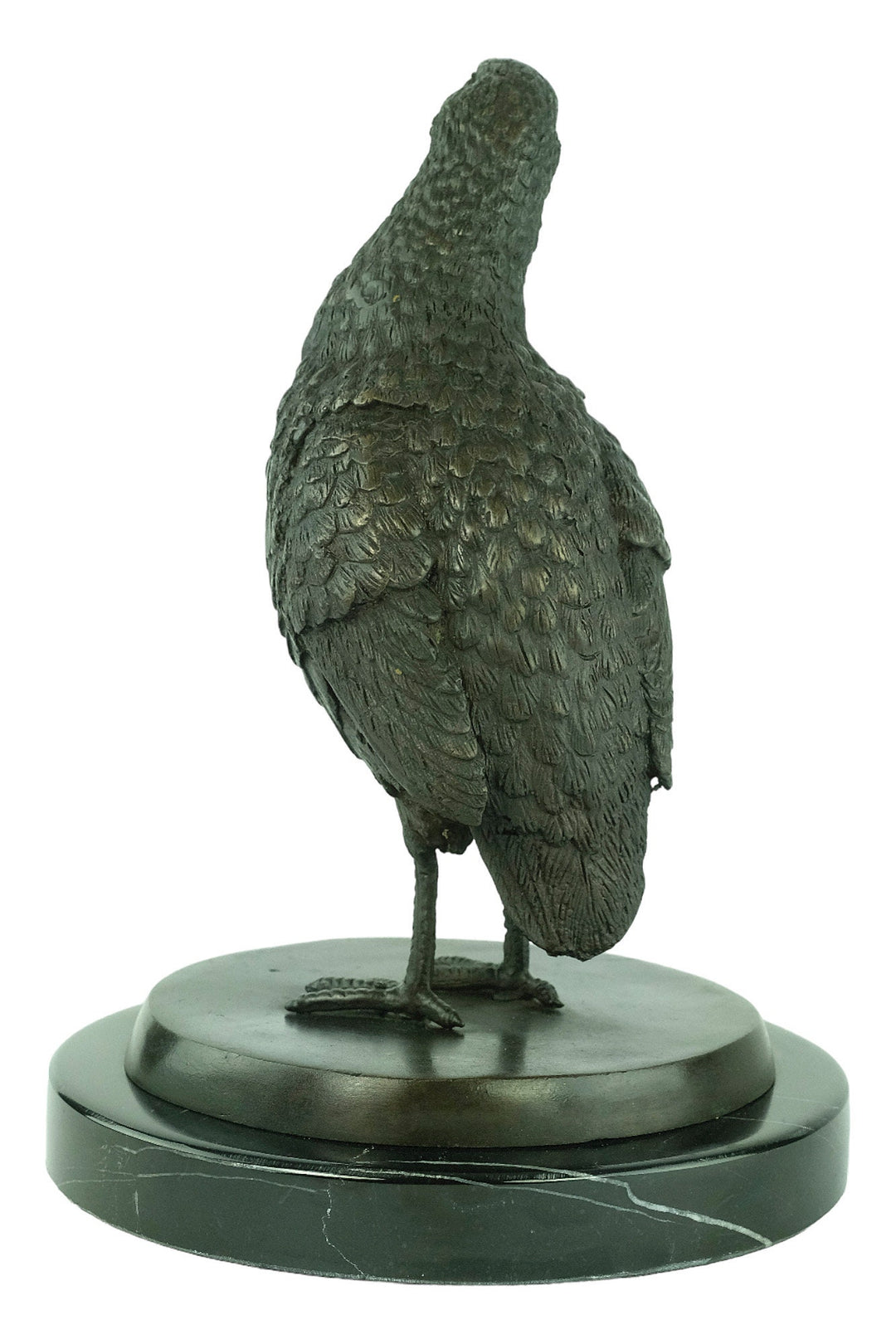 Bronze Partridge Sculpture Bird Statue Animal Art Figurine English Partridge Hunting Sculpture Hunting Decoration Bronze Pheasant Statue