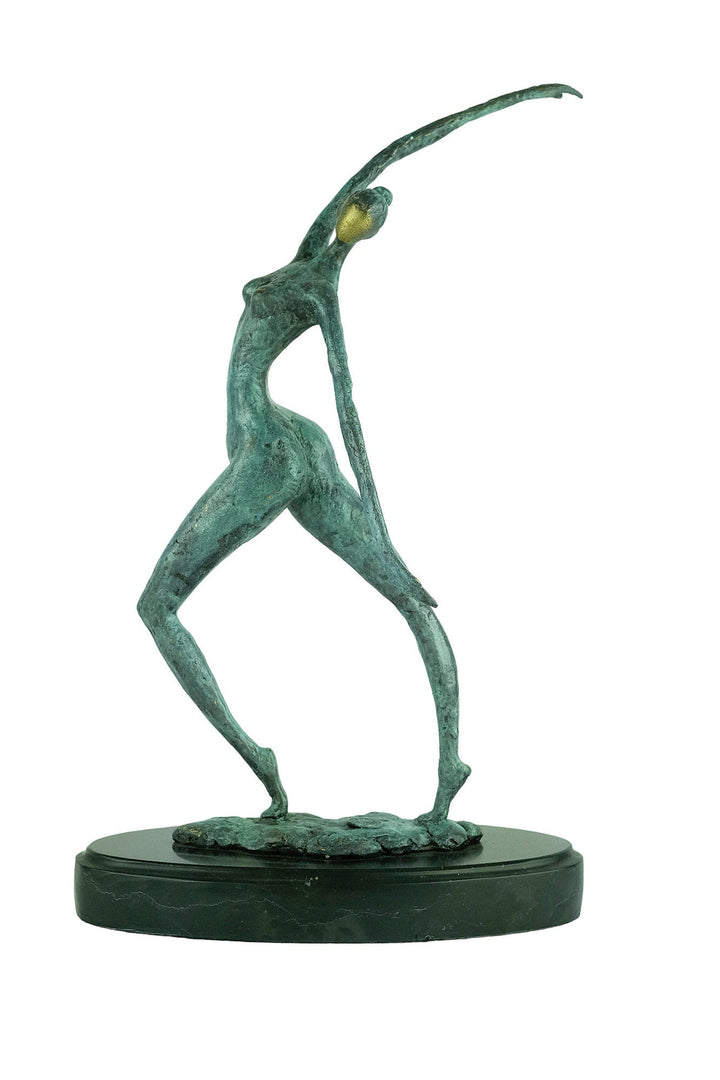 Modern Bronze Sculpture of a Graceful Dancing Female on Marble Base Bronze Milo Sculpture Contemporary Art Statue Modern Female Statue Art