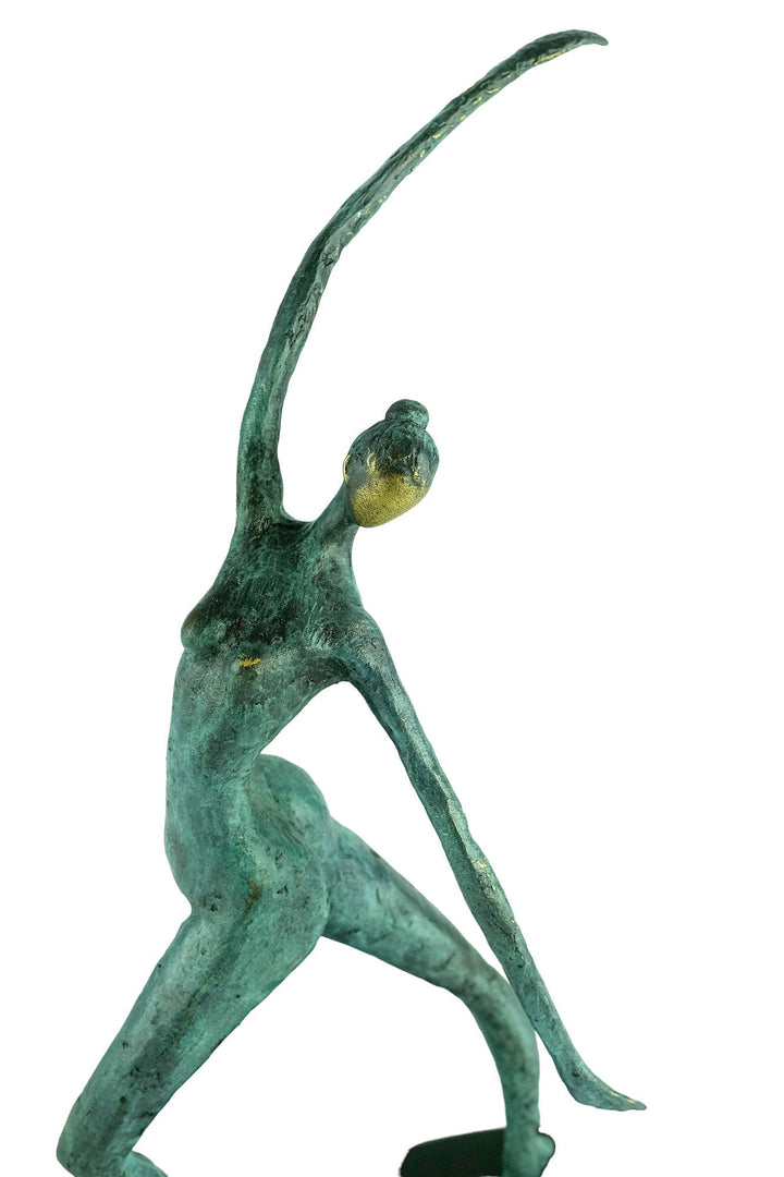 Modern Bronze Sculpture of a Graceful Dancing Female on Marble Base Bronze Milo Sculpture Contemporary Art Statue Modern Female Statue Art