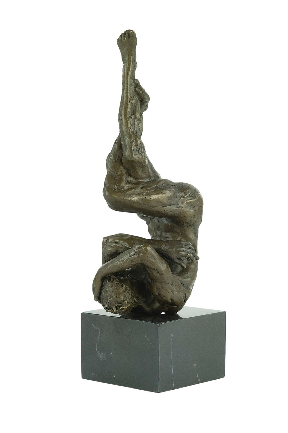 Bronze Male Statue Modern Bronze Male Sculpture Male Nude Art Figurine Masculine Man Sculpture Contemporary Art Statue Nude Male Art Statue