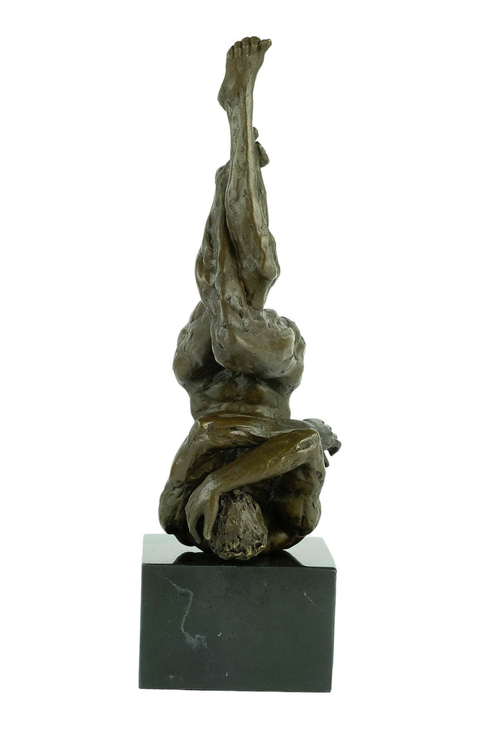 Bronze Male Statue Modern Bronze Male Sculpture Male Nude Art Figurine Masculine Man Sculpture Contemporary Art Statue Nude Male Art Statue