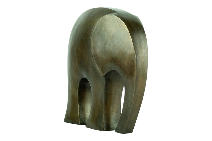 Modern Bronze Elephant Sculpture Animal Art Statue Abstract Elephant Sculpture Bronze Elephant Statue Elephant Lovers Gift Elephant Deco