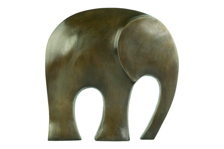 Modern Bronze Elephant Sculpture Animal Art Statue Abstract Elephant Sculpture Bronze Elephant Statue Elephant Lovers Gift Elephant Deco