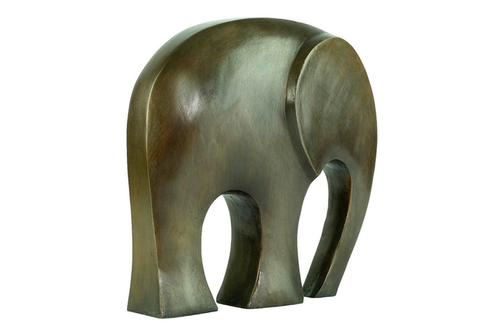 Modern Bronze Elephant Sculpture Animal Art Statue Abstract Elephant Sculpture Bronze Elephant Statue Elephant Lovers Gift Elephant Deco