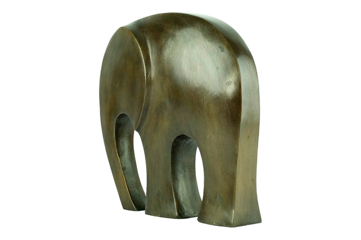 Modern Bronze Elephant Sculpture Animal Art Statue Abstract Elephant Sculpture Bronze Elephant Statue Elephant Lovers Gift Elephant Deco