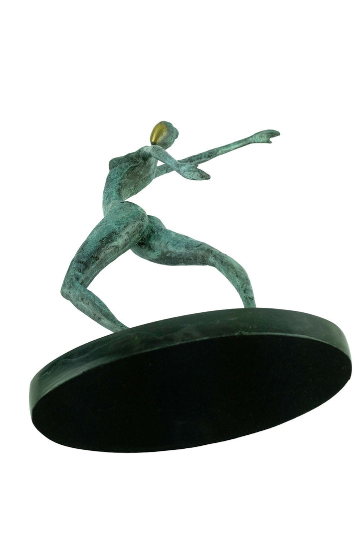 Modern Bronze Sculpture of a Graceful Dancing Female on Marble Base Bronze Milo Sculpture Contemporary Art Statue Modern Female Statue Art