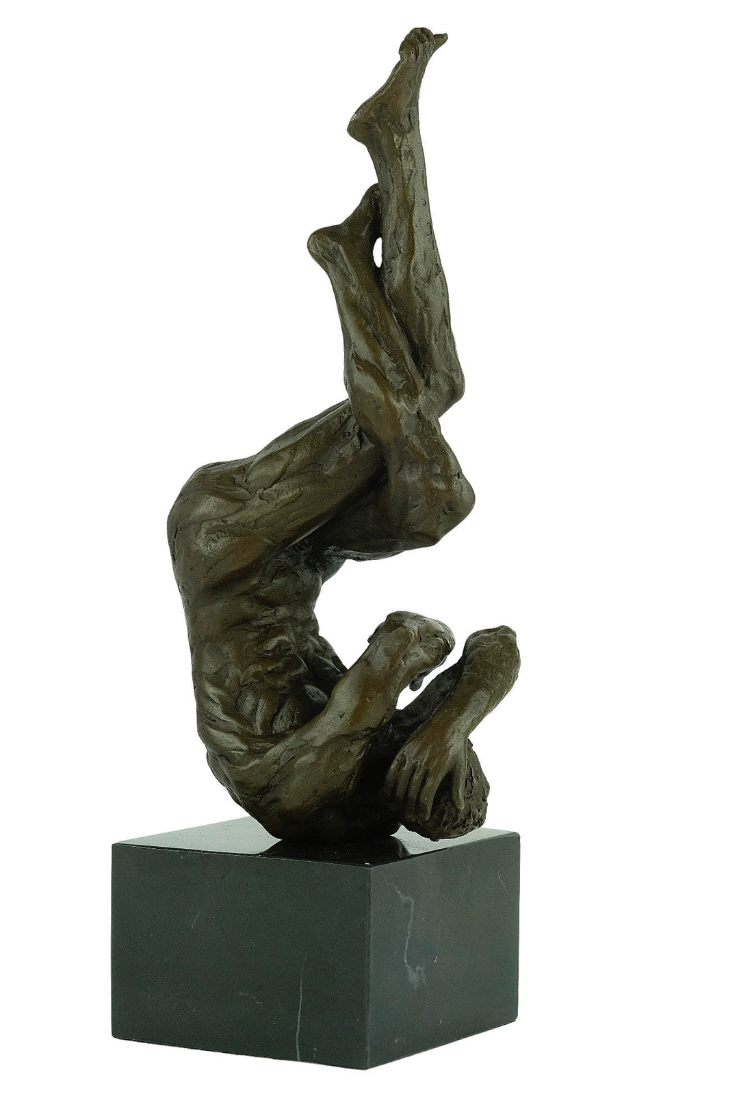 Bronze Male Statue Modern Bronze Male Sculpture Male Nude Art Figurine Masculine Man Sculpture Contemporary Art Statue Nude Male Art Statue