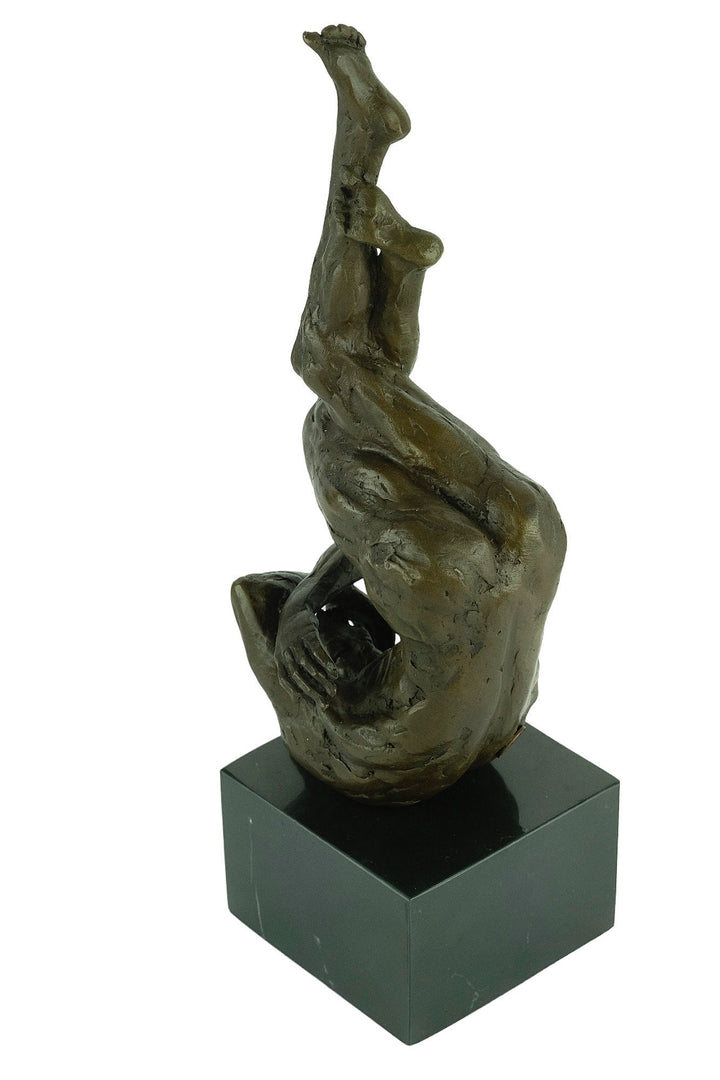 Bronze Male Statue Modern Bronze Male Sculpture Male Nude Art Figurine Masculine Man Sculpture Contemporary Art Statue Nude Male Art Statue