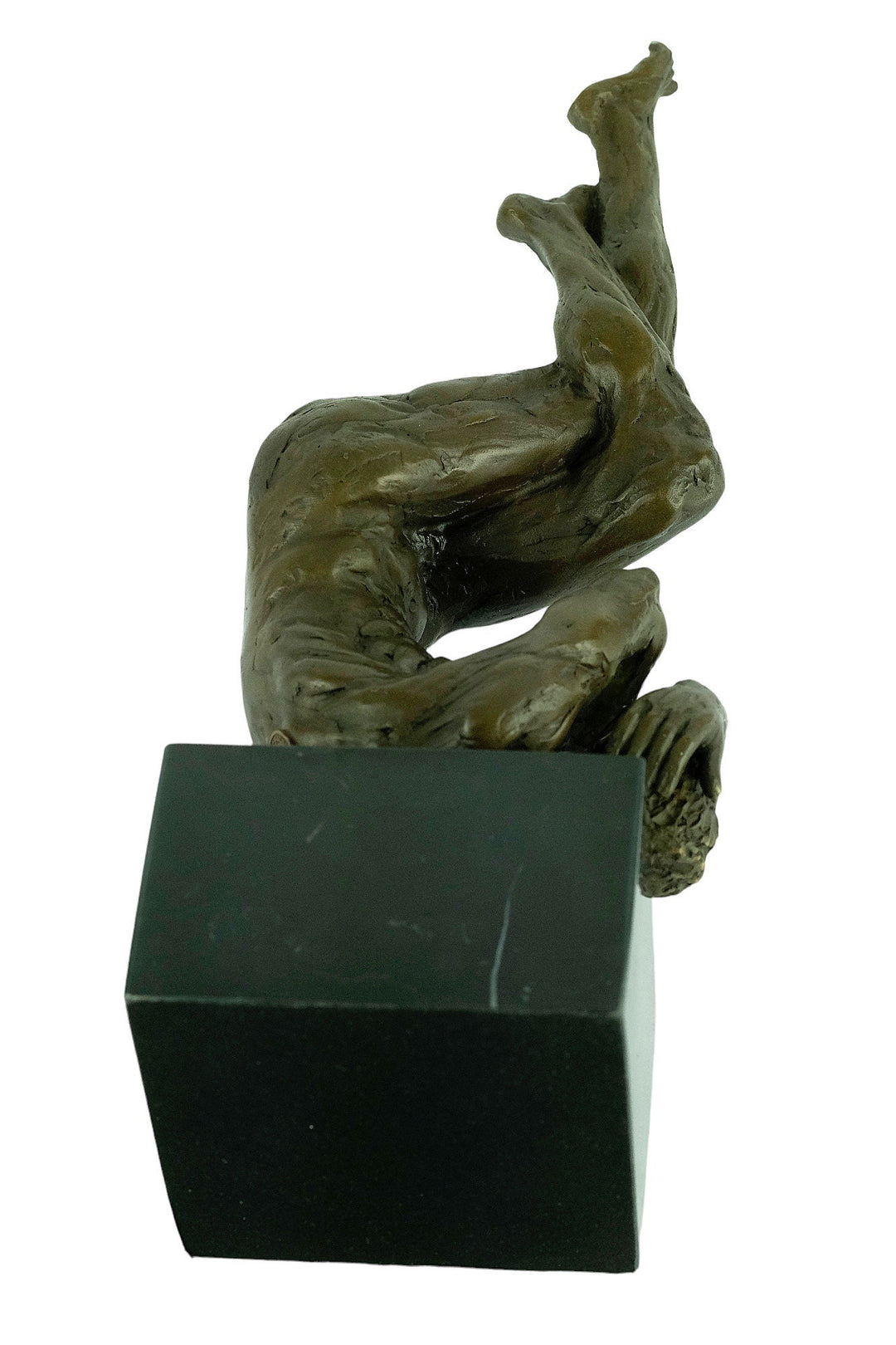 Bronze Male Statue Modern Bronze Male Sculpture Male Nude Art Figurine Masculine Man Sculpture Contemporary Art Statue Nude Male Art Statue