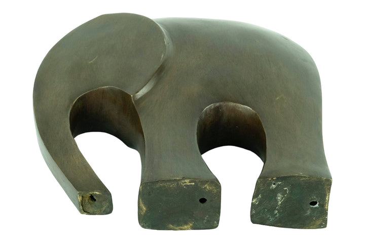 Modern Bronze Elephant Sculpture Animal Art Statue Abstract Elephant Sculpture Bronze Elephant Statue Elephant Lovers Gift Elephant Deco