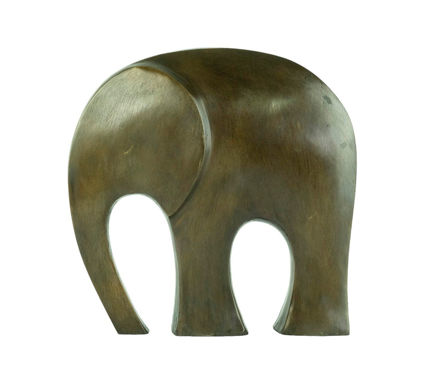 Modern Bronze Elephant Sculpture Animal Art Statue Abstract Elephant Sculpture Bronze Elephant Statue Elephant Lovers Gift Elephant Deco