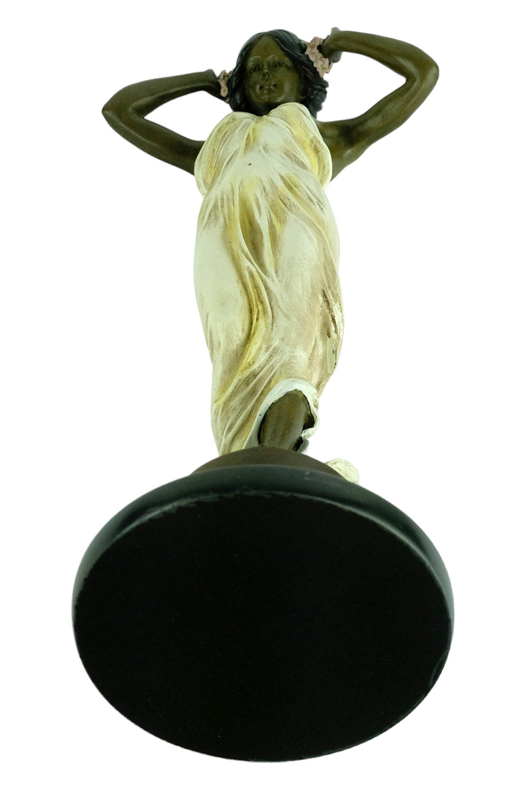 Bronze Nymph Sculpture Painted Bronze Wood Nymph Statue Pittaluga Sculpture Bronze Sculpture in Art Nouveau Style Bronze Female Statue Art